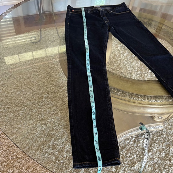 HUDSON Jeans Size 28 Womens Mid Rise Dark Blue Denim Nico Ankle Super Skinny - Picture 5 of 7